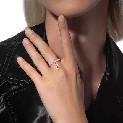 [lume Jewelry]Move Uno Diamond Ring