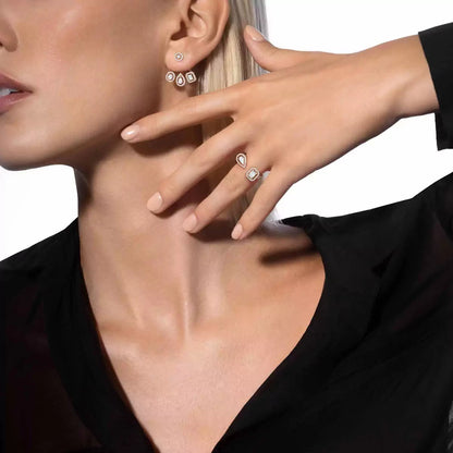 [lume Jewelry] My Twin Trio  Diamond Earrings