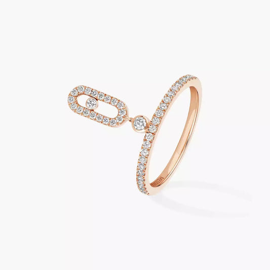 [lume Jewelry]Move Uno Diamond Ring