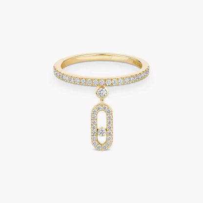 [lume Jewelry]Move Uno Diamond Ring