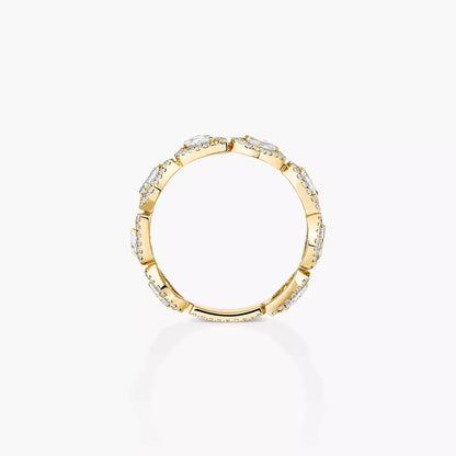 [lume Jewelry]Diamond Wedding Ring My Twin