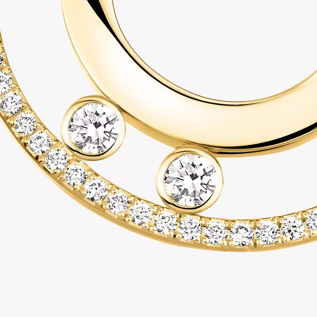 [lume Jewelry]Move Romane Small Diamond Hoop Earrings