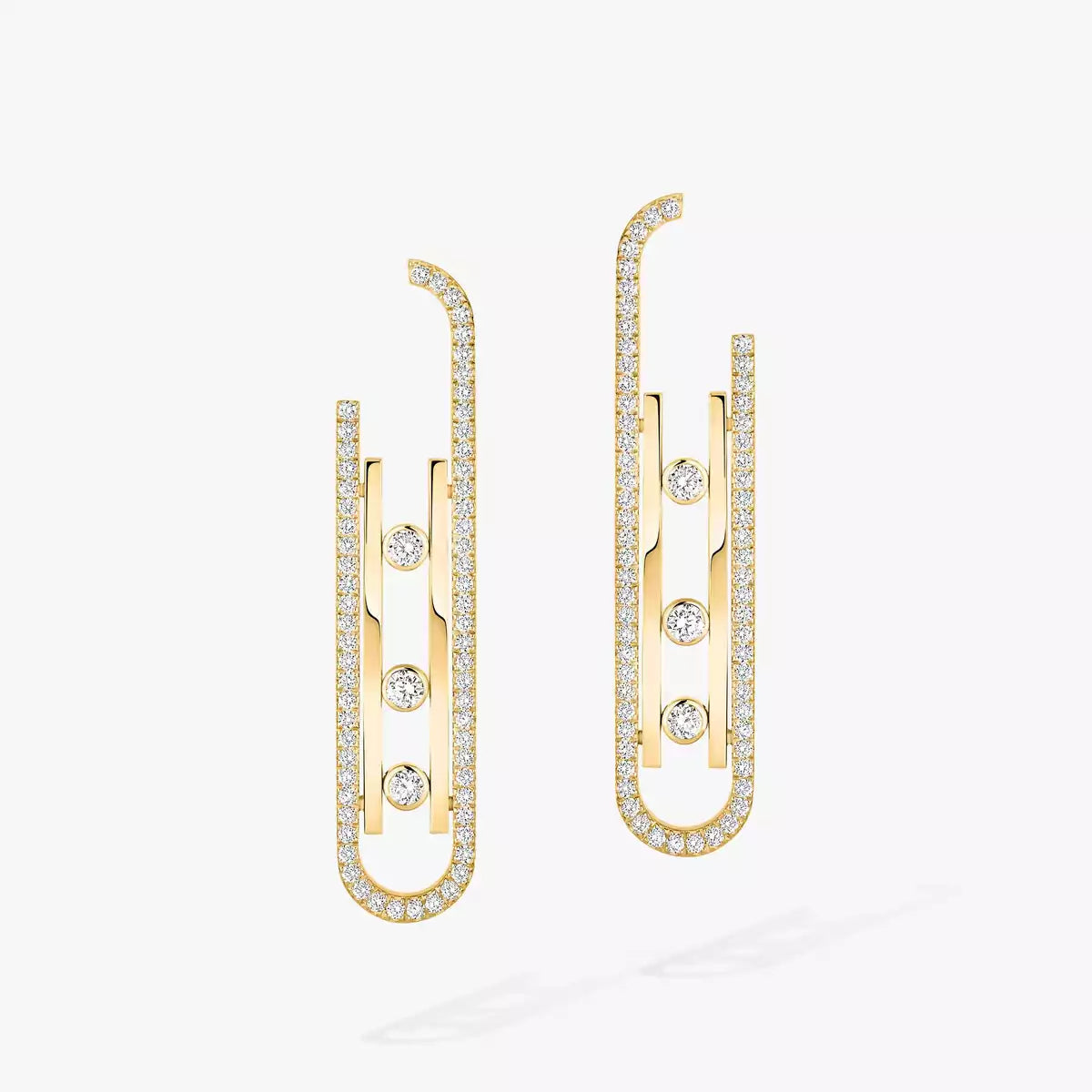 [lume Jewelry]Diamond Pendant Earrings Move 10Th
