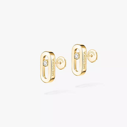 [lume Jewelry]Move Uno Diamond Stud Earrings