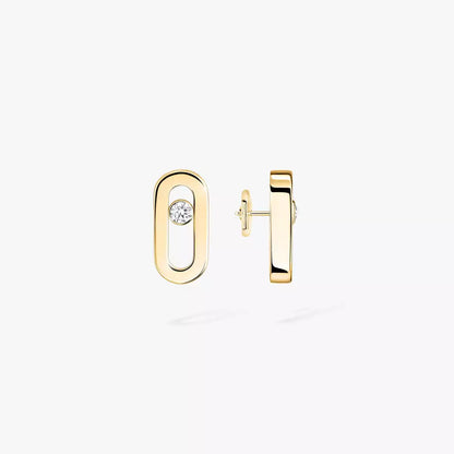 [lume Jewelry]Move Uno Diamond Stud Earrings