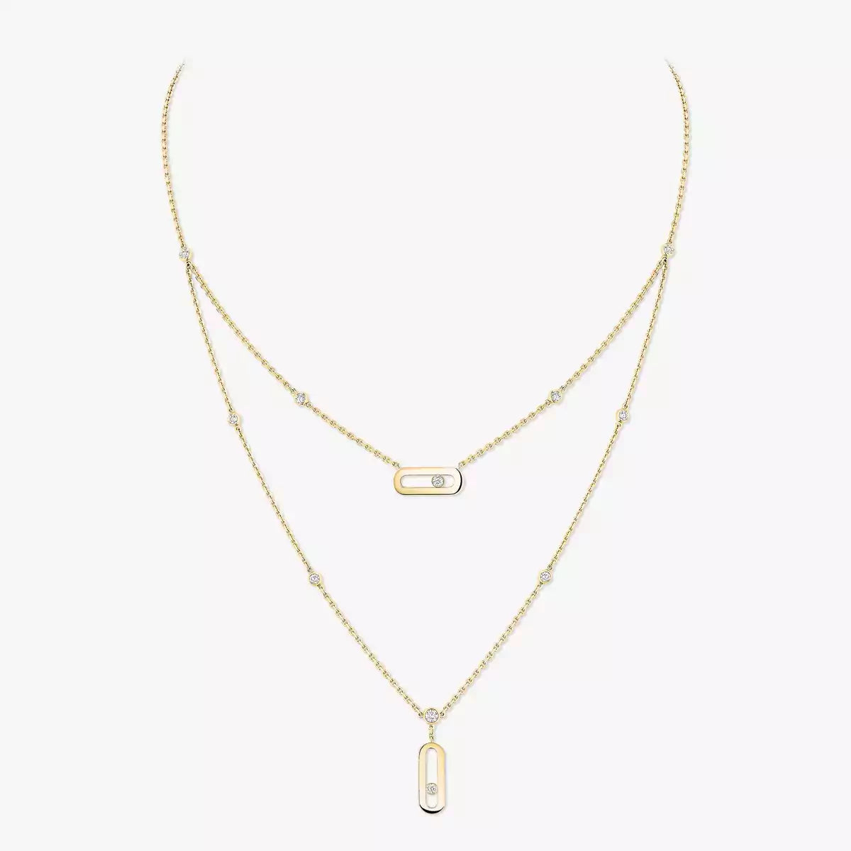 [lume Jewelry] Move Uno Diamond Necklace