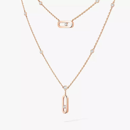 [lume Jewelry] Move Uno Diamond Necklace