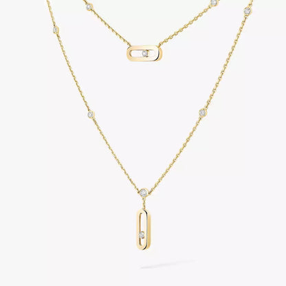 [lume Jewelry] Move Uno Diamond Necklace