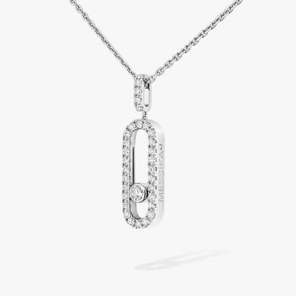 [lume Jewelry]Move Uno Diamond Necklace in Rose Gold