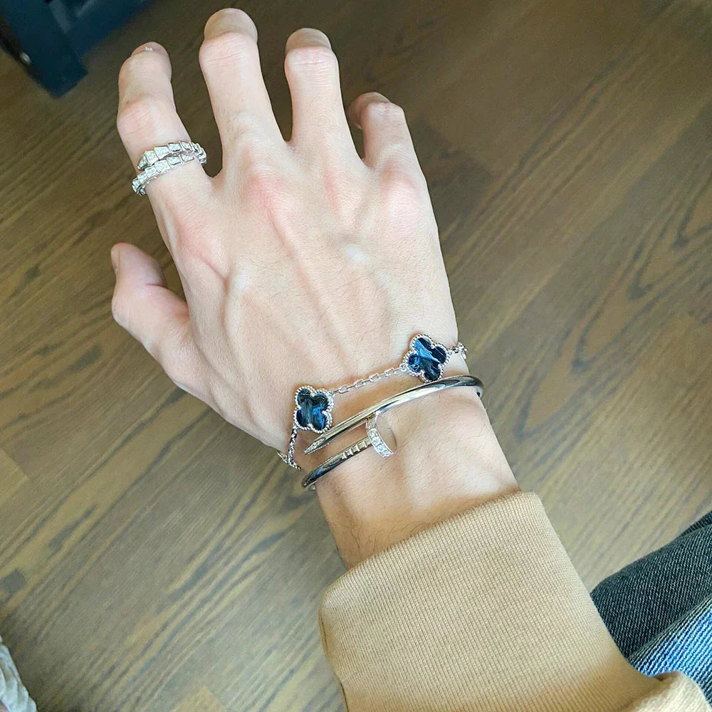 [lume Jewelry]New CLOVER 5 MOTIF PIETERSITE BRACELET COLLECTION