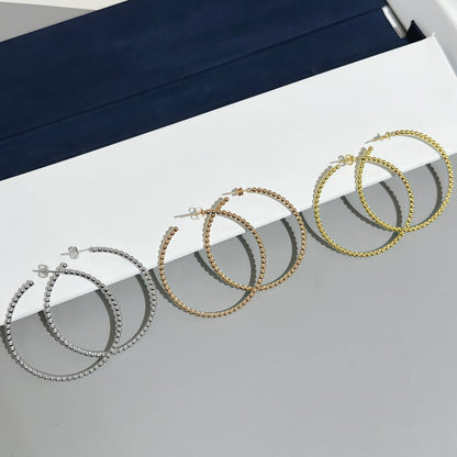 [lume Jewelry] SMOOTH BEAD STUD EARRINGS