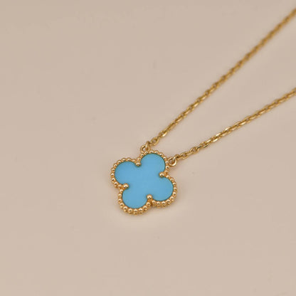 ¡®lume Jewelry¡¯CLOVER 15MM VINTAGE TURQUOISE NECKLACE