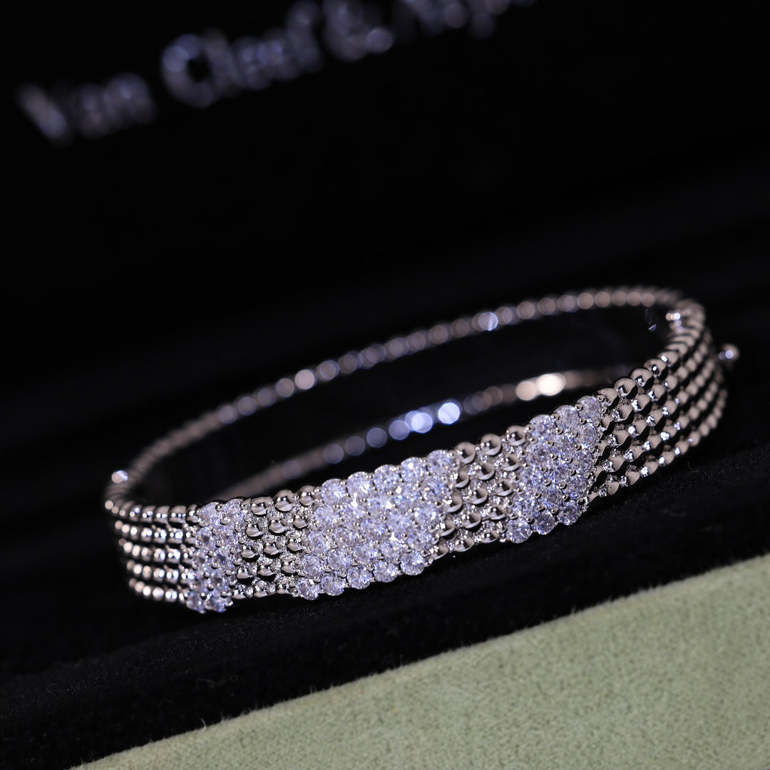 [lume Jewelry]  FIVE-ROW DIAMOND BRACELET