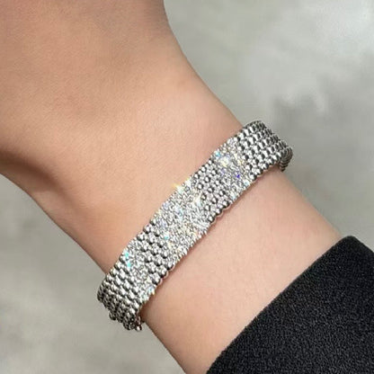 [lume Jewelry]  FIVE-ROW DIAMOND BRACELET