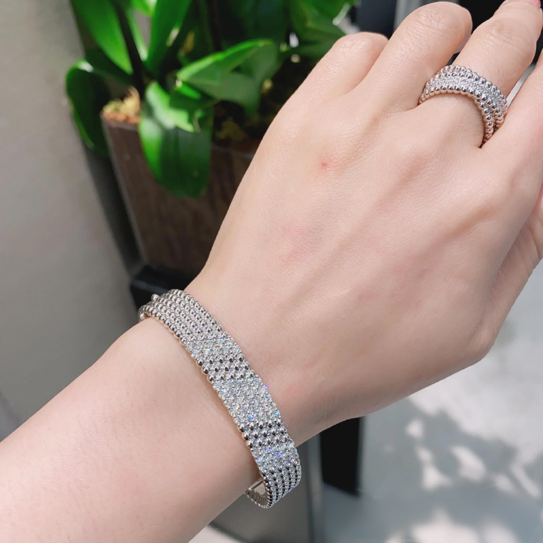 [lume Jewelry]  FIVE-ROW DIAMOND BRACELET