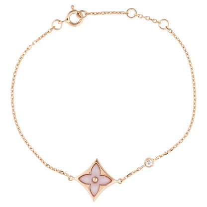 ¡®lume Jewelry¡¯STAR 1 DIAMOND PINK GOLD BRACELET