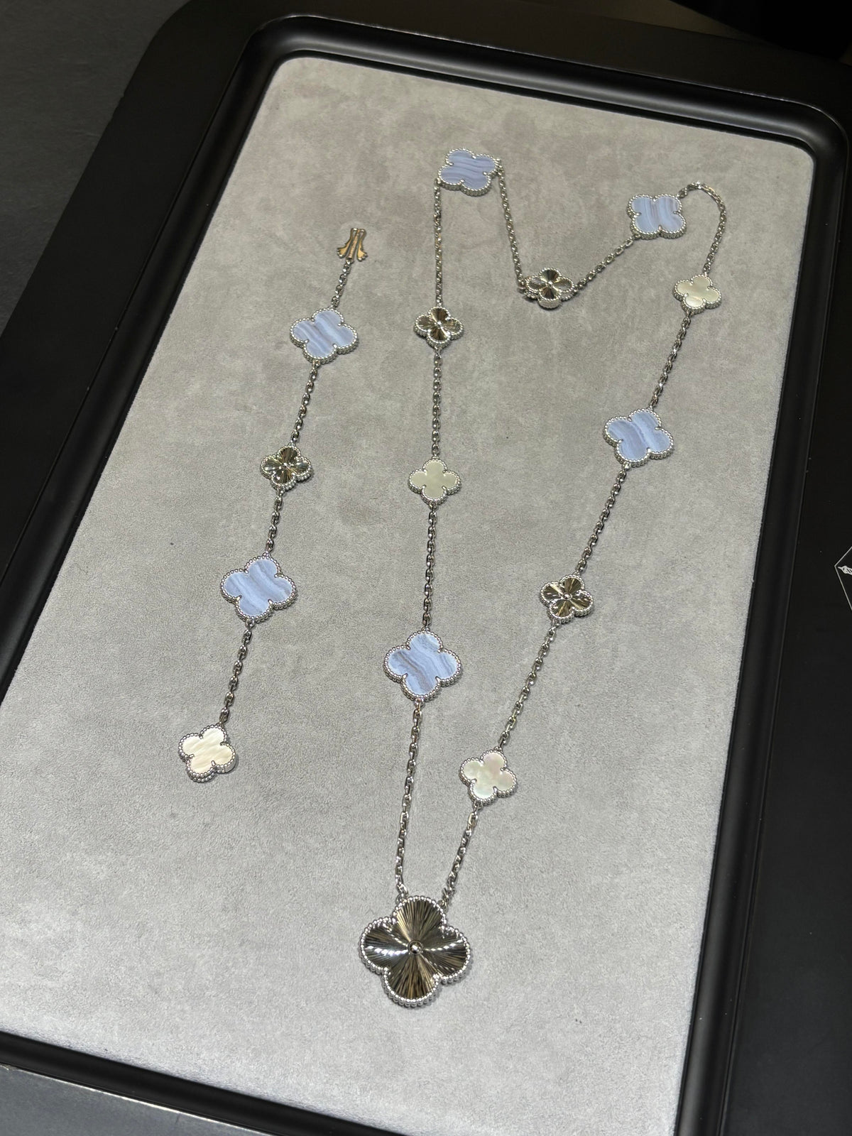 [¡®lume Jewelry¡¯] 25 NEW CLOVER 15 MOTIFS PURPLE CHALCEDONY