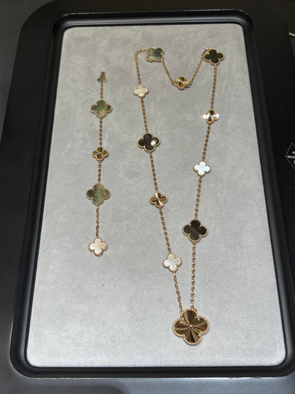 [¡®lume Jewelry¡¯] 25 NEW CLOVER 15 MOTIFS GRAY MOTHER-OF-PEARL