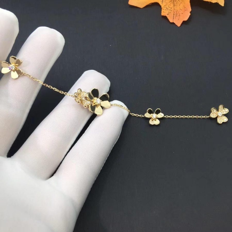 ¡®lume Jewelry¡¯FRIVOLE GOLD 5 FLOWERS BRACELET