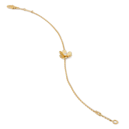 ¡®lume Jewelry¡¯FRIVOLE GOLD FLOWER PINK MALACHITE BRACELET