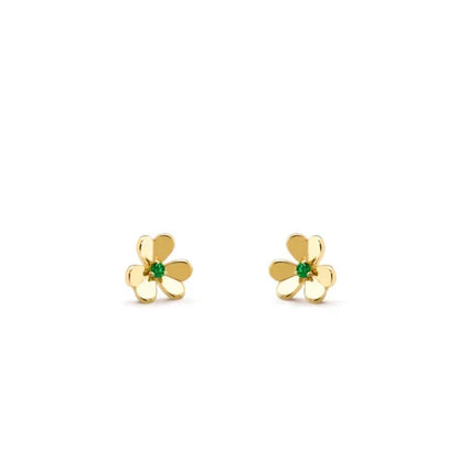 ¡®lume Jewelry¡¯FRIVOLE  FLOWER MALACHITE EARRINGS