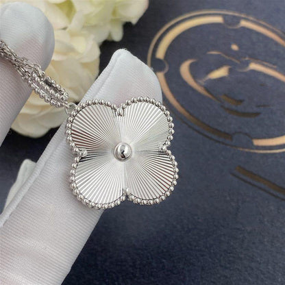 ¡®lume Jewelry¡¯CLOVER 25MM SILVER BIG CLOVER NECKLACE