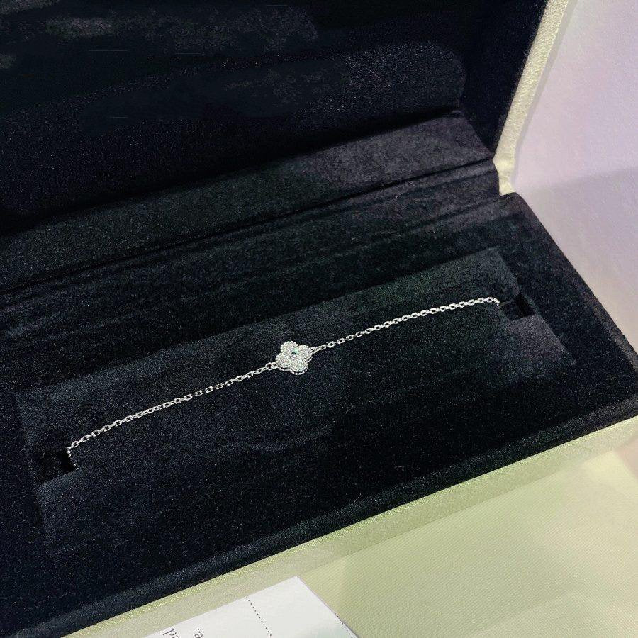 ¡®lume Jewelry¡¯CLOVER  SINGLE FLOWER BRACELET SILVER