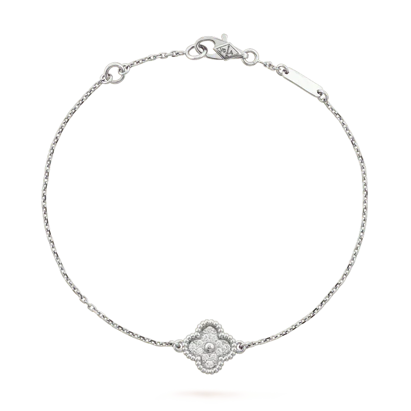 ¡®lume Jewelry¡¯CLOVER  SINGLE FLOWER BRACELET SILVER