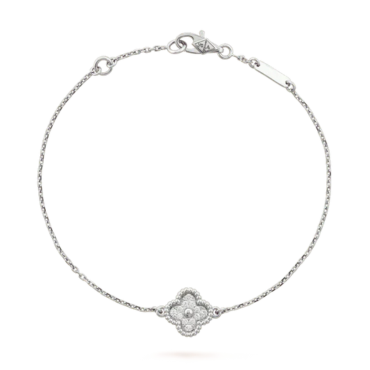 ¡®lume Jewelry¡¯CLOVER  SINGLE FLOWER BRACELET SILVER