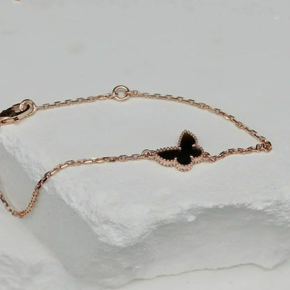 ¡®lume Jewelry¡¯BUTTERFLY ONYX  BUTTERFLY BRACELET