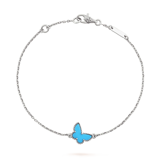 ¡®lume Jewelry¡¯BUTTERFLY TURQUOISE BUTTERFLY BRACELET SILVER