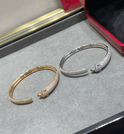 ¡®lume Jewelry¡¯PANTHERE FULL DIAMOND OPEN BRACELET