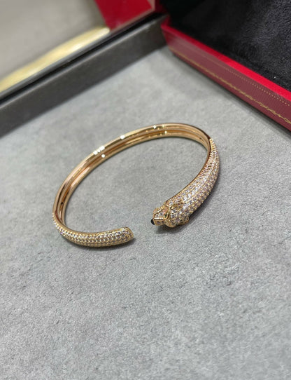 ¡®lume Jewelry¡¯PANTHERE FULL DIAMOND OPEN BRACELET