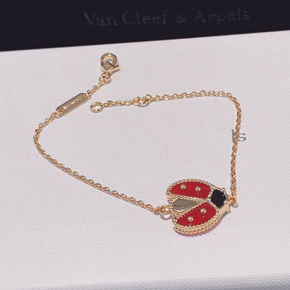 ¡®lume Jewelry¡¯LUCKY SPRING 1 MOTIF PINK GOLD BRACELET