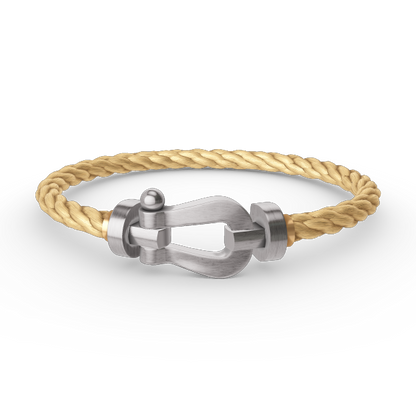 ¡®lume Jewelry¡¯FORCE LARGE HORSESHOE NO DIAMOND BRACELET SILVER