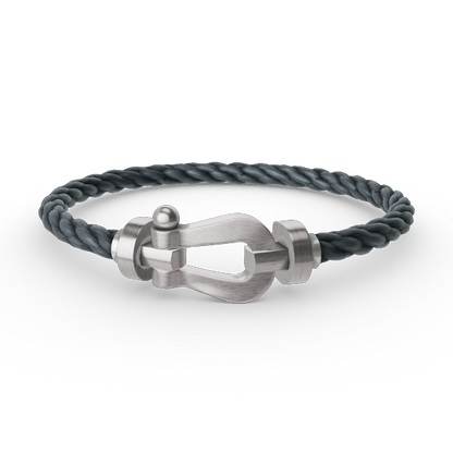 ¡®lume Jewelry¡¯FORCE LARGE HORSESHOE NO DIAMOND BRACELET SILVER