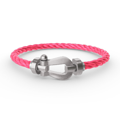 ¡®lume Jewelry¡¯FORCE LARGE HORSESHOE NO DIAMOND BRACELET SILVER