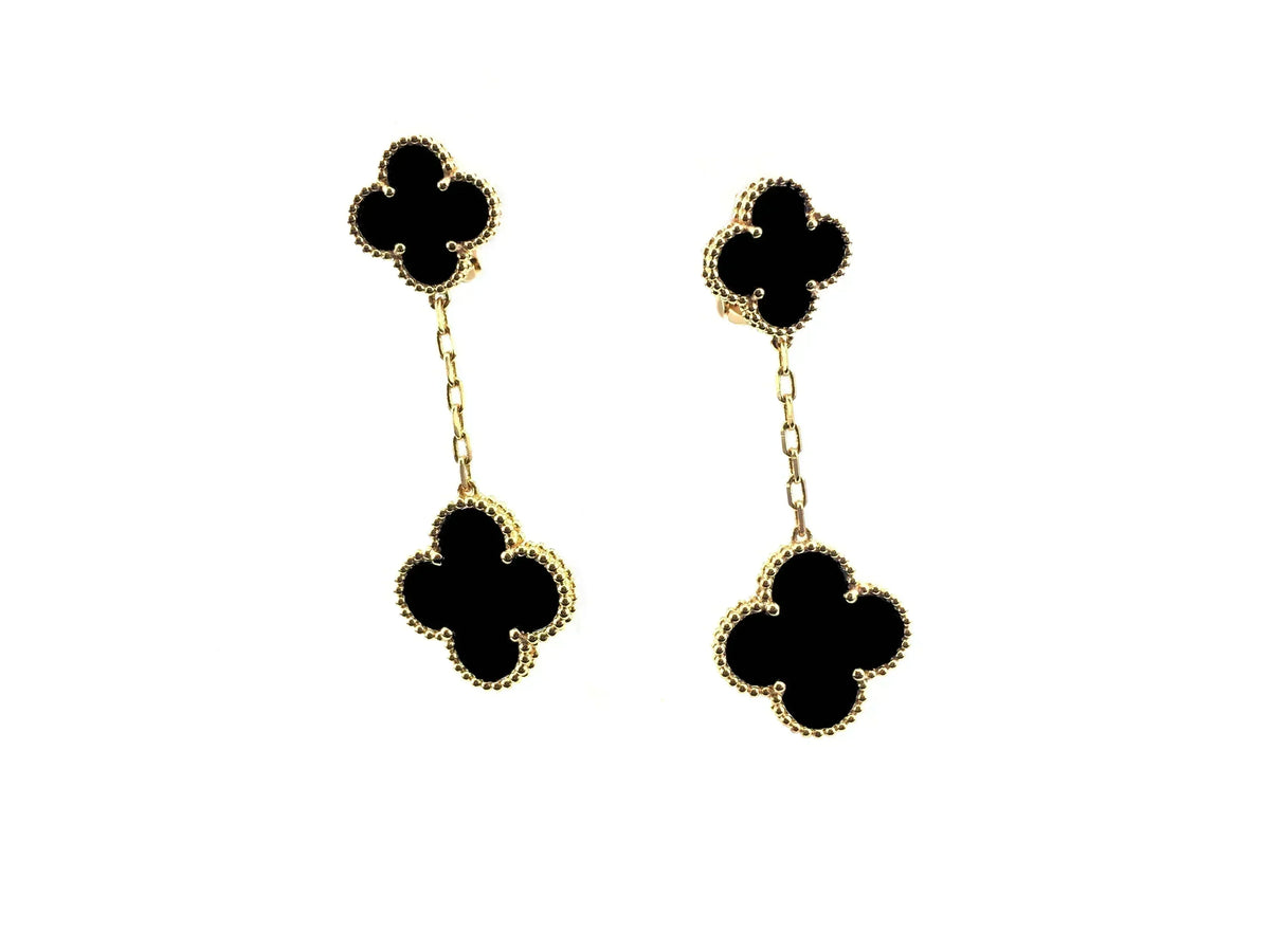 ¡®lume Jewelry¡¯CLOVER 2 MOTIFS  EARRINGS (MULTIPLE CHOICESC