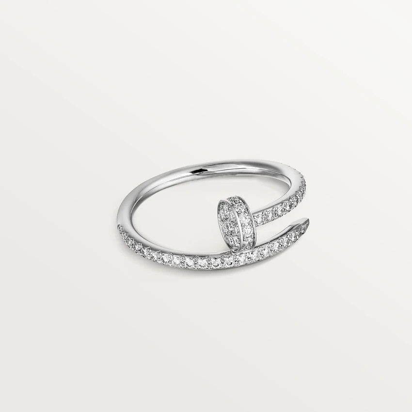 ¡®lume Jewelry¡¯JUSTE RING 1.8MM SILVER DIAMONDS