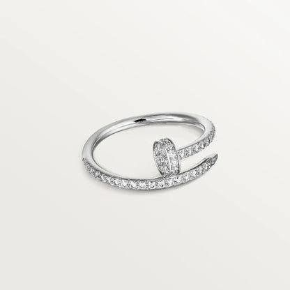 ¡®lume Jewelry¡¯JUSTE RING 1.8MM SILVER DIAMONDS