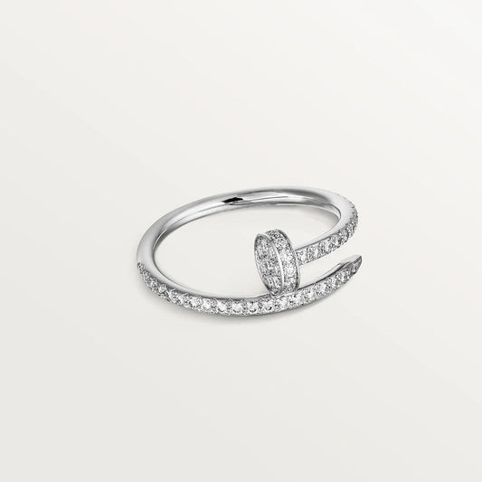 ¡®lume Jewelry¡¯JUSTE RING 1.8MM SILVER DIAMONDS