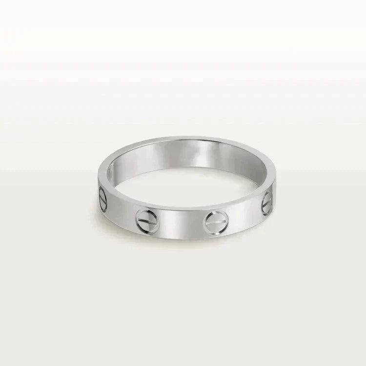 ¡®lume Jewelry¡¯LOVE RING 4MM 1 DIAMOND SILVER