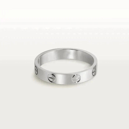 ¡®lume Jewelry¡¯LOVE RING 4MM 1 DIAMOND SILVER
