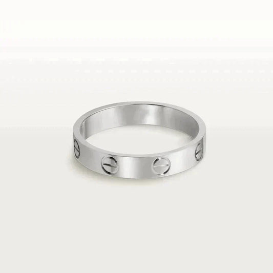 ¡®lume Jewelry¡¯LOVE RING 4MM 1 DIAMOND SILVER