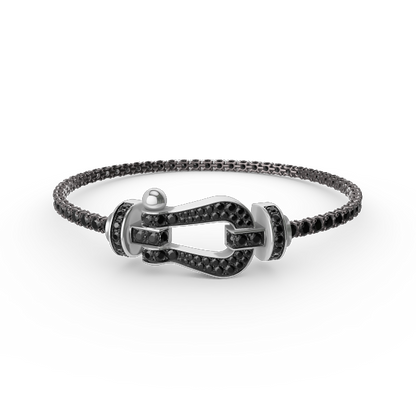 ¡®lume Jewelry¡¯FORCE  LARGE HORSESHOE FULL DIAMOND TENNIS BRACELET